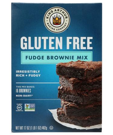 King Arthur, Gluten Free Brownie Mix, 17 Ounce