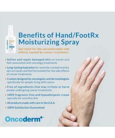 Oncology Skin Care | Hand & FootRx Moisturizing Spray for Chemo Patients | Designed by Oncologists & Dermatologists | Gift for Cancer Support (3 Fl Oz - Buy Online on GoSupps.com