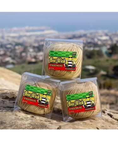 Organic Hemp Wick Spool 420ft - 1.0mm American Beeswax Coated - Buy Online on GoSupps.com
