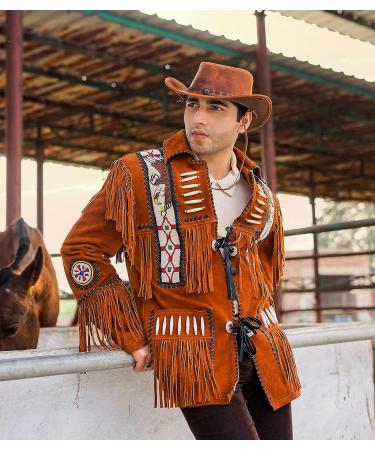 HADZAM Outback Leather Cowboy Hat - Durable Men's Western Hat (X-Large, Red) - Buy Online on GoSupps.com