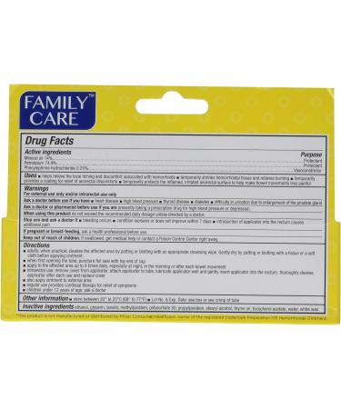 Anesthetic Hemorrhoid Ointment 0.67 oz with Applicator - Fast Relief - Buy Online on GoSupps.com