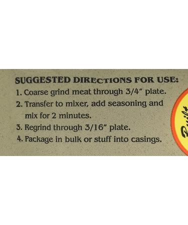A.C. Legg's Mild Italian Sausage Seasoning - 2 Packs, 8 Ounce Each - Pack of 2 - Buy Online on GoSupps.com