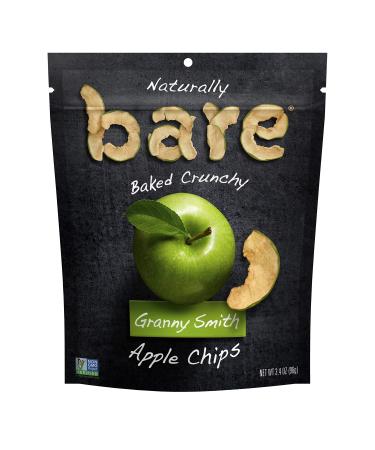 bare Snacks Apple Chips, Granny Smith, 3.2oz bag Granny Smith Apples 3.4 Ounce (Pack of 1)