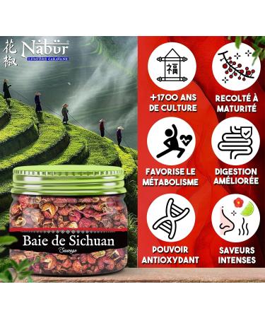 Nab r - 100gr Poivre de Sichuan Rouge Baie de Sichuan Sachet h rm tique Poivre Rouge Chine 100 gr - Buy Online on GoSupps.com