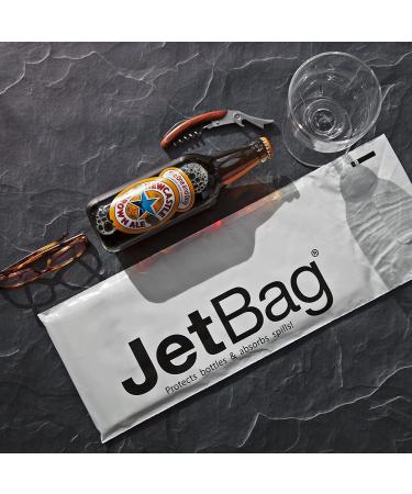 Wine Diaper - Reusable Travel Wine Bottle Bags (3 Pack) | Protective & Absorbent | Made in USA - Buy Online on GoSupps.com