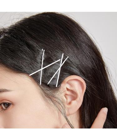 Dofash 100Pcs Silver Bobby Pins - 3.5cm Steel Hair Clips for Girls | Hair Accessories (Silver) - Buy Online on GoSupps.com