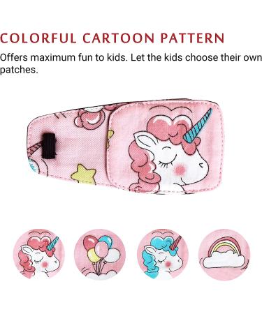 Astropic Cotton & Silk Eye Patch for Kids Glasses (Right Eye  Pink Hair Unicorn) To Cover Right Eye Baby Pink - Pink Hair Unicorn - Buy Online on GoSupps.com