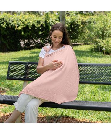 Comfy Cubs Lace Nursing Cover - Soft & Breathable Cotton Apron for Breastfeeding Moms - Buy Online on GoSupps.com