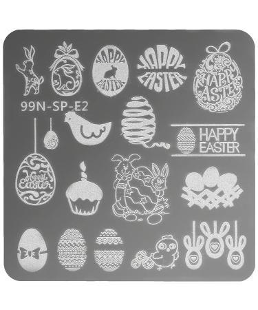 99nails Stamping Plate Special - Happy Easter
