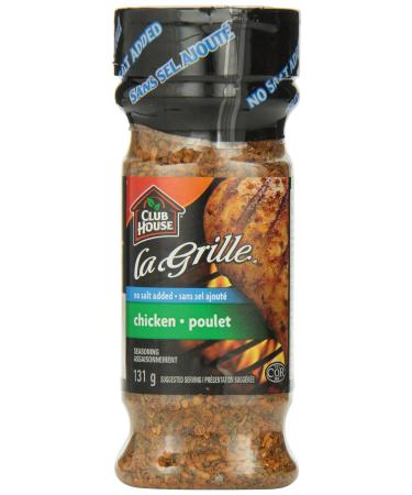 Club House La Grille Grilling Made Easy Chicken Seasoning Salt-Free 131g