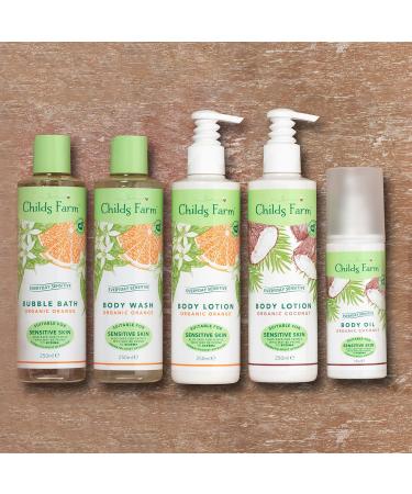Childs Farm Organic Orange Sensitive Bubble Bath 250ml - Gentle & Safe for Sensitive Skin - Buy Online on GoSupps.com