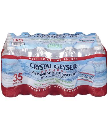 Alpine Spring Water 16.9oz Bottles 35-Pack - Bottled at the Source (075140350018) - Buy Online on GoSupps.com