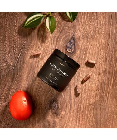 Astaxanthin 24mg + Lycopene 50mg Clinical Strength Carotenoids Skin Supplement w. 100% Natural from MicroAlgae - Best Astaxanthin Supplements for Skin Health & Pigmentation - Astaxantina - Buy Online on GoSupps.com