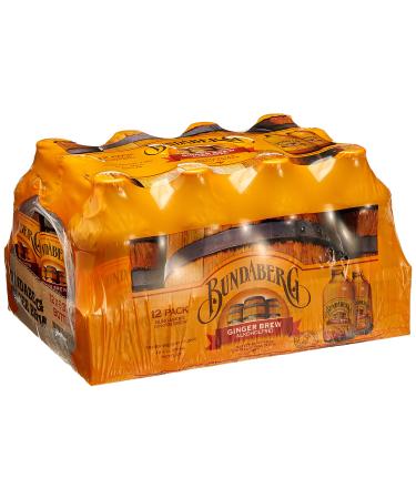 Bundaberg Ginger Brew Non-Alcoholic Ginger Beer Pack of 12 (12 x 0.33l)