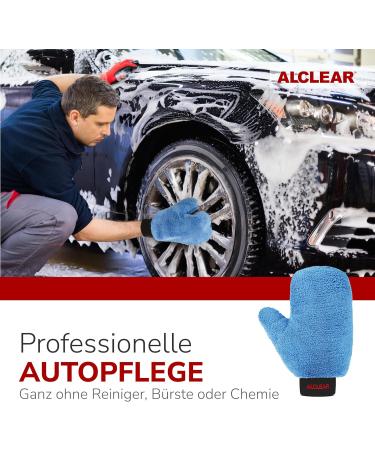 Alclear Premium Rim Washing Glove | 100% Dirt Removal | Microfiber Car Cleaning | 26x12cm | Best Alternative to Rim Brush - Buy Online on GoSupps.com