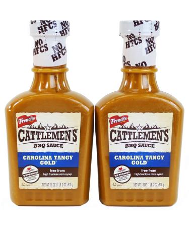 Cattlemen's Carolina Tangy Gold BBQ Sauce, 18 Oz (Pack of 2)