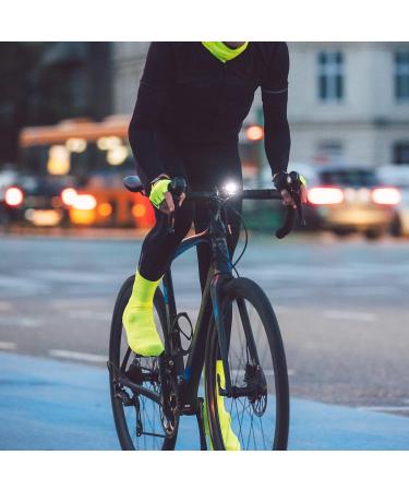Gripgrab ProGel 4mm Doctorgel Short Finger Bicycle Gloves - Padded Fingerless Summer Cycling Gloves in Hi-Vis Yellow for Optimal Comfort - Buy Online on GoSupps.com