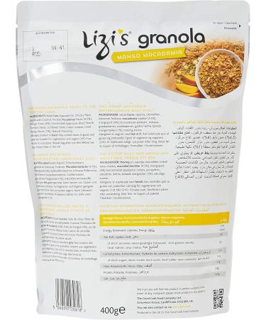 Lizi's Mango Macadamia Granola 400 g - Buy Online on GoSupps.com
