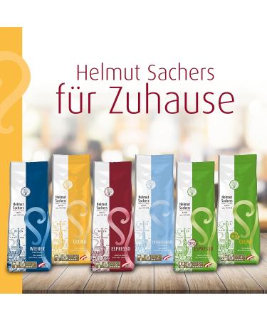 Helmut Sachers Coffee Crema - 100% Arabica Whole Beans Intensity 4/5 - 3 x 500g Pack - Premium International Shipping - Buy Online on GoSupps.com