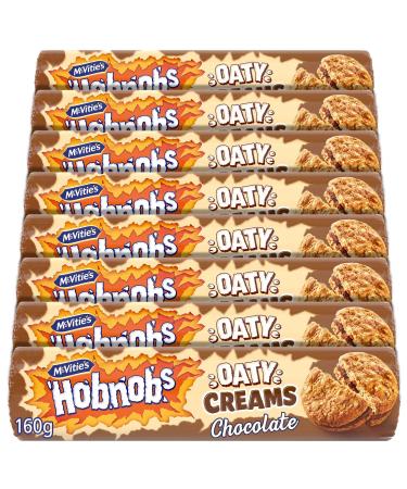McVitie's Hobnobs Chocolate Cream Biscuits 160 g (24 Pack) Hobnobs Chocolate Cream 160 g (24 Pack) - Buy Online on GoSupps.com