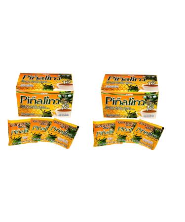 SmileMore Pinalim Tea/Te de Pinalim Mexican Version- Pineapple Flax Green Tea 2 Pack .2 Pack Limited edition