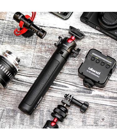 Ulanzi MT-16 Mini Tabletop Tripod Stand with Cold Shoe - Perfect for iPhone 12, Canon G7X Mark III, Sony ZV-1 | Ideal for Vlogging, Filmmaking, and Live Streaming - Black - Buy Online on GoSupps.com