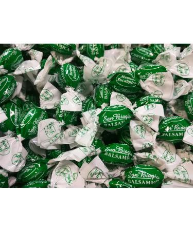 Mera & Longhi Mera & Longhi San Biagio Menthol Eucalyptus Filled Balsamic Candy Pack of 1 kg