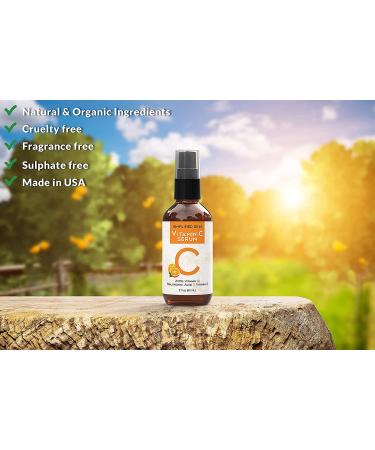 Vitamin C Serum 20% - Anti-Aging, Acne & Dark Spot Remover with Hyaluronic Acid & Vitamin E | Simplified Skin - Buy Online on GoSupps.com