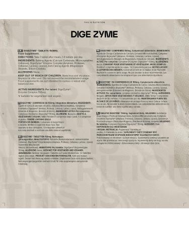Bulk Dige Zyme Tablets - Digestive Enzymes 150 mg | 90 Tablets - Enhance Digestion & Support Gut Health - Buy Online on GoSupps.com