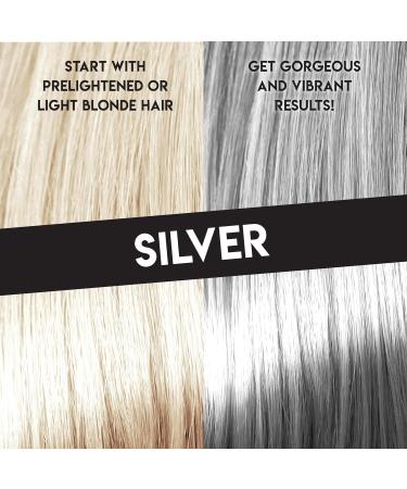 Buy Direct Vibes Semi-Permanent Hair Color in Silver | Vibrant Long-Lasting Ammonia-Free Vegan 8 fl oz - International Shipping Available - Buy Online on GoSupps.com