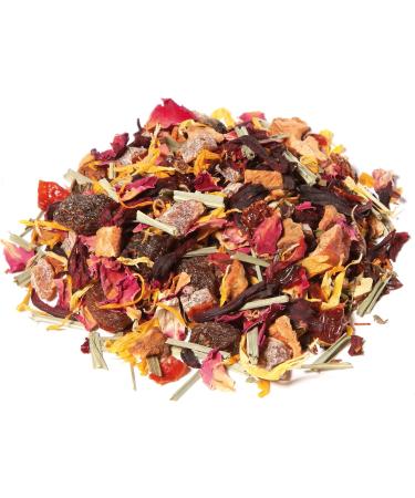  Th s & Traditions Teas & Traditions - Organic Peach Mint Infusion: sweet and fruity | 100g - Buy Online on GoSupps.com
