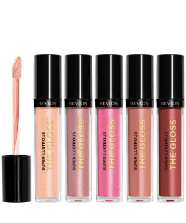 Lip Gloss Set by Revlon Super Lustrous 5 Piece Gift Set Non-Sticky High Shine Cream & Pearl Finishes Pack of 5 Cream & Pearl 5 Pack - Buy Online on GoSupps.com