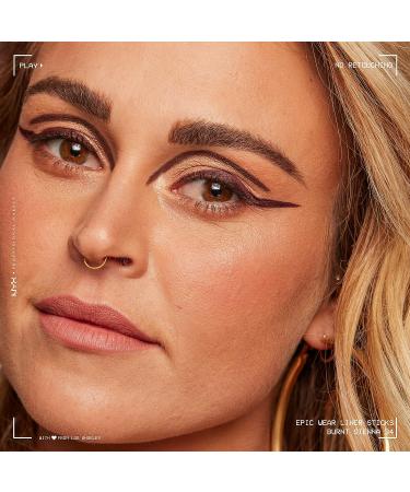 NYX Epic Wear Liner Stick Long-Lasting Eyeliner Pencil - Burnt Sienna | Waterproof Formula - Buy Online on GoSupps.com
