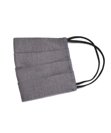 Weri special linen face mask with cotton feed bandana multifunctional cloth accessories fashion fashion mouth mask for hiking and leisure (one size silver gray)
