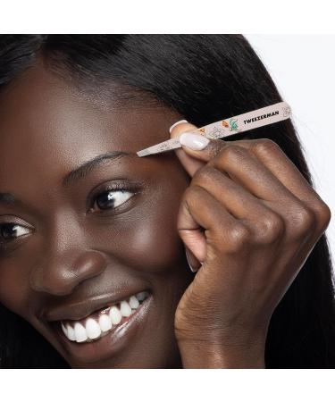 Tweezerman Moana Slant Tweezer - Eyebrow Tweezers for Women and Men - Buy Online on GoSupps.com