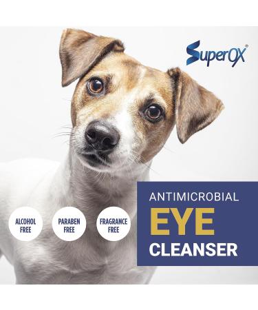 Superox Animal Eye Wash & Tear Stain Remover | Fast Relief from Irritations & Allergies Symptoms | Safe for All Animals | 100 ml (3.38 oz) - Buy Online on GoSupps.com