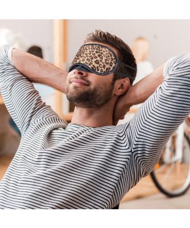 3 Pack Leopard Sleep Masks for Shift Work, Travel, and Naps - Soft Eye Shade Cover with Nose Pad for Men, Women, and Kids - Buy Online on GoSupps.com