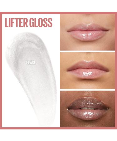 Maybelline Lifter Gloss Hydrating Lip Gloss with Hyaluronic Acid XL Wand - Silver Pearl Clear - Buy Online on GoSupps.com