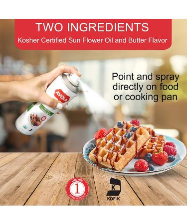 Gas-Free Butter Flavor Cooking Spray | Aerosol-Free, Gluten-Free, Vegan, Kosher | 5 fl oz (150 ml) - Buy Online on GoSupps.com