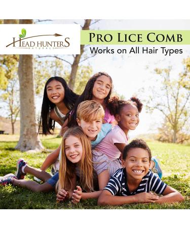 Head Hunters Naturals Pro Lice Comb - Professional Nit and Lice Removal for Kids and Adults - Buy Online on GoSupps.com