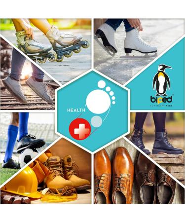 Biped Health Heel Cushions - Self-Adhesive 10mm Pillows for Big Shoes & Heel Pain Relief - Black z2802 - Buy Online on GoSupps.com