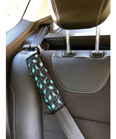 HECKBO 2X Kids Car Seat Belt Pads - Dinosaur Print | Seat Belt Protectors for Kids and Babies - Buy Online on GoSupps.com