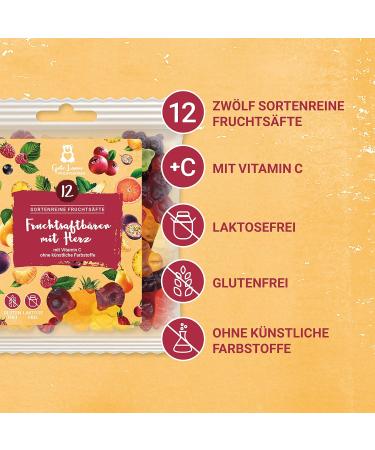 Naschlabor Good Mood Fruit Juice Bear | 500g Pure Fruit Juices | 20% Variety | Gluten & Lactose-Free | No Artificial Dyes or Flavors - Buy Online on GoSupps.com