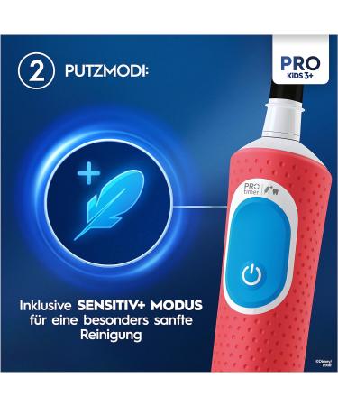 Oral-B Pro Kids Cars Electric Toothbrush - Best Kids Electric Toothbrush for Ages 3+ Sensitive Mode Extra Soft Bristles Includes Travel Case & Stickers - Buy Online on GoSupps.com