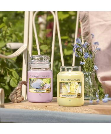Yankee Candle Sunny Daydream Large Glass Candle | 150 Hour Burn Time | Garden Hideaway Collection - Shop Now! - Buy Online on GoSupps.com