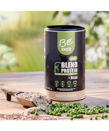 Begreen 3blend Vegan Protein with BCAA & B12 | Vanilla Cookie Flavor | Lactose-Free Gluten-Free No Added Sugar | 700g | Delicious Vegetable Egg Powder - Buy Online on GoSupps.com