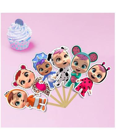 Seyal Cry Babies Cupcake Topper Seyal Cry Babies Cupcake Decoration - Buy Online on GoSupps.com