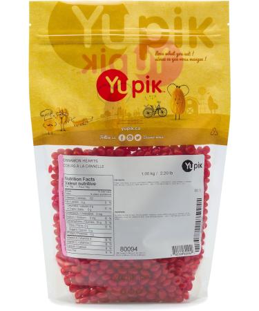 Yupik Cinnamon Hearts Candy 1 kg Heart-Shaped Cinnamon Flavored Hard Candies Hot & Sweet Delicious Snack Ideal for Gifting Baking Holidays & Valentine's Day 1 kg (Pack of 1) - Buy Online on GoSupps.com