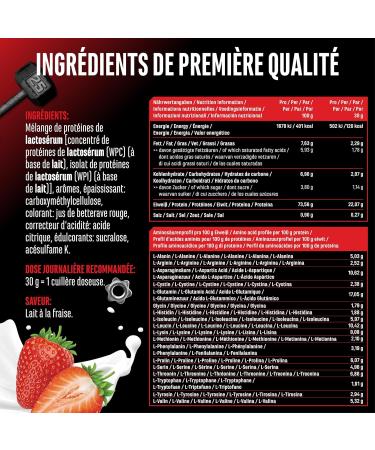  GEN GERMAN ELITE NUTRITION Whey Protein Complex - 1000g (Strawberry Milk) - With portion of isolate - Instant protein with BCAAs & EAAs - German Elite Nutrition - Buy Online on GoSupps.com