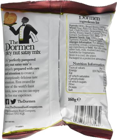 The Dormen Spiced Nuts & Satay (12 x 160g) - Buy Online on GoSupps.com